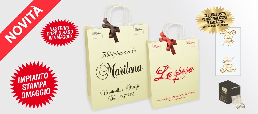 Shopper personalizzate KRAFT PANNA